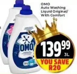 Elite Power Trade Cash & Carry OMO Auto Washing Liquid Original/With Comfort offer