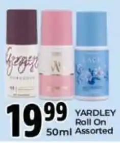 Elite Power Trade Cash & Carry Yardley Roll On Assorted offer