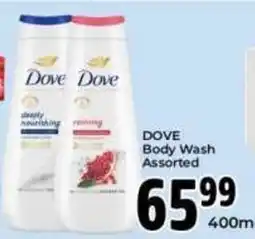 Elite Power Trade Cash & Carry DOVE Body Wash Assorted offer