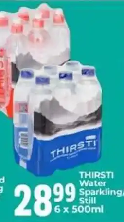 Elite Power Trade Cash & Carry THIRSTI Water Sparkling/Still offer