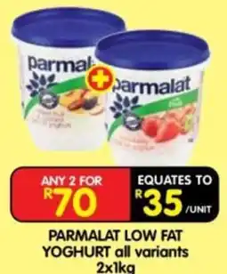 Shoprite Parmalat Low Fat Yoghurt offer
