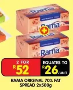Shoprite RAMA ORIGINAL 70% FAT SPREAD offer
