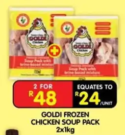 Shoprite GOLDI FROZEN CHICKEN SOUP PACK offer