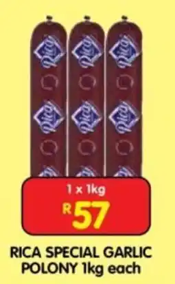 Shoprite Rica Special Garlic Polony offer