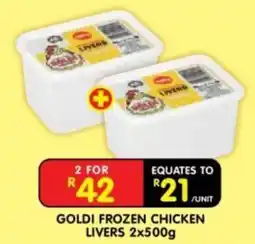 Shoprite Goldi Frozen Chicken Livers offer