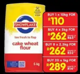 Shoprite Snowflake cake wheat flour offer