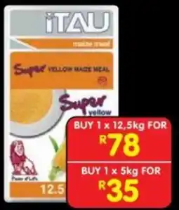 Shoprite Super yellow maize meal offer