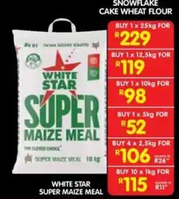 Shoprite White Star Super Maize Meal offer