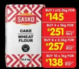 Shoprite Sasko Cake Wheat Flour offer