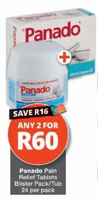 Panado Pain Relief Tablets