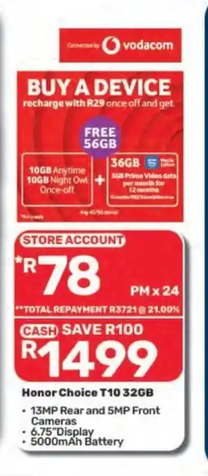 Honor Choice T10 32GB