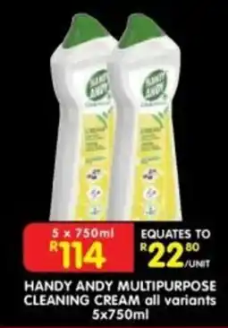 Shoprite HANDY ANDY MULTIPURPOSE CLEANING CREAM offer