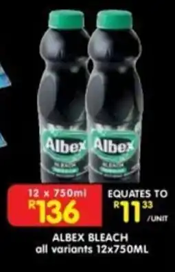 Shoprite Albex Bleach offer