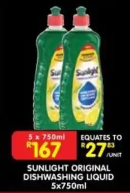 Shoprite Sunlight Original Dishwashing Liquid offer