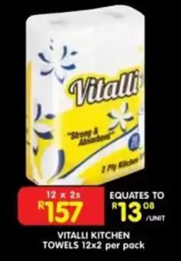 Shoprite Vitalli Kitchen Towels offer
