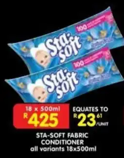 Shoprite STA-SOFT FABRIC CONDITIONER offer