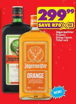 Shoprite Liquor Jägermeister Orange Liqueur offer