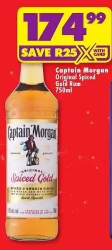 Shoprite Liquor Captain Morgan Original Spiced Gold Rum offer