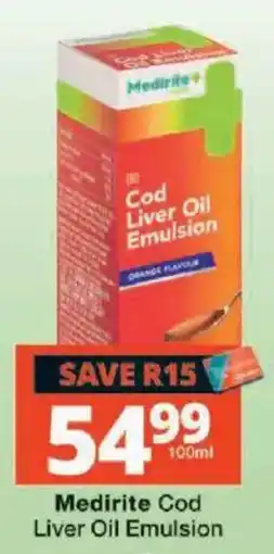 Checkers Medirite Cod Liver Oil Emulsion offer