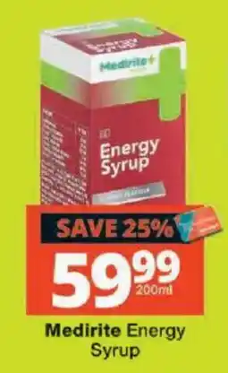 Checkers Medirite Energy Syrup offer