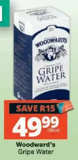 Checkers Woodward's Gripe Water offer