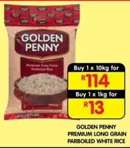 Shoprite GOLDEN PENNY PREMIUM LONG GRAIN PARBOILED WHITE RICE offer