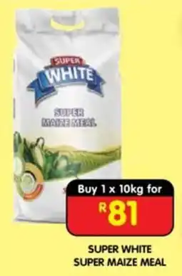 Shoprite SUPER WHITE SUPER MAIZE MEAL offer