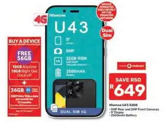 Hisense U43 32GB