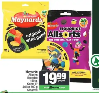 Maynards Allsorts liquorice Assorted