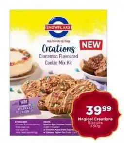 Check Star Snowflake Creations Cinnamon Flavoured Cookie Mix Kit offer