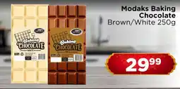 Check Star Modaks Baking Chocolate Brown/White offer