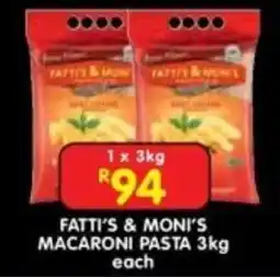 Shoprite FATTI'S & MONI'S MACARONI PASTA offer