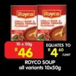 Shoprite ROYCO SOUP offer