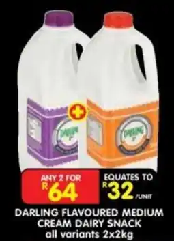 Shoprite Darling Flavoured Medium Cream Dairy Snack offer