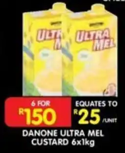 Shoprite Danone Ultra Mel Custard offer