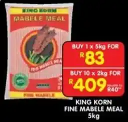 Shoprite King Korn Fine Mabele Meal offer