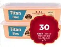 Check Star Titan Plastic Rectangle Container offer