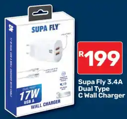 Pick n Pay Supa Fly 3.4A Dual Type C Wall Charger offer