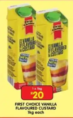 Shoprite First Choice Vanilla Flavoured Custard offer