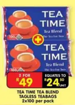 Shoprite TEA TIME Tea Blend offer