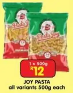 Shoprite JOY PASTA offer