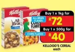 Shoprite Kellogg's Cereal offer