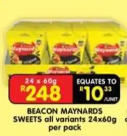 Shoprite BEACON MAYNARDS SWEETS offer