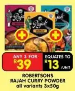 Shoprite ROBERTSONS RAJAH CURRY POWDER offer
