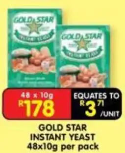 Shoprite Gold Star Instant Yeast offer