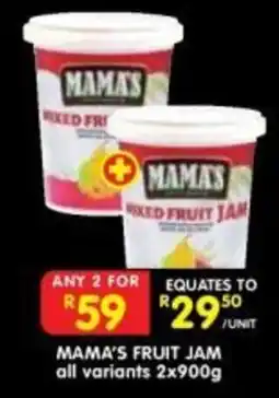 Shoprite MAMA'S FRUIT JAM offer