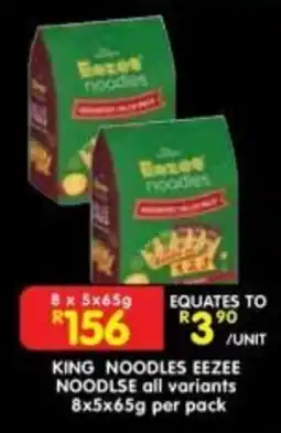 Shoprite King Noodles Eezee Noodles offer