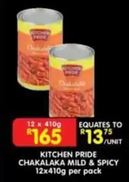 Shoprite Kitchen Pride Chakalaka Mild & Spicy offer
