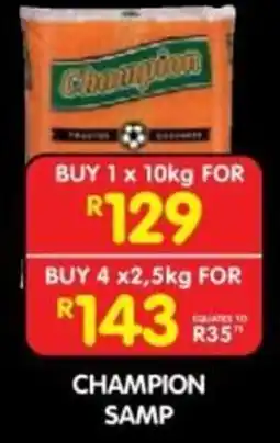 Shoprite Champion Samp offer