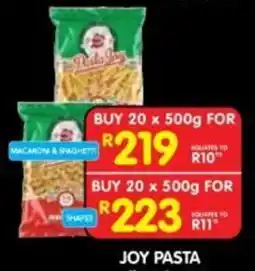 Shoprite Joy Pasta offer